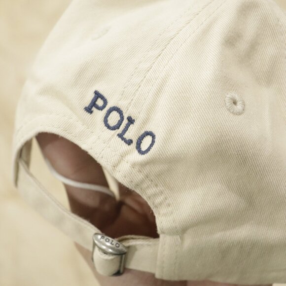 Polo Ralph Lauren Big Pony Cap | Off White 3 Logo Hat | Classic Adjustable Cap - Picture 3 of 7